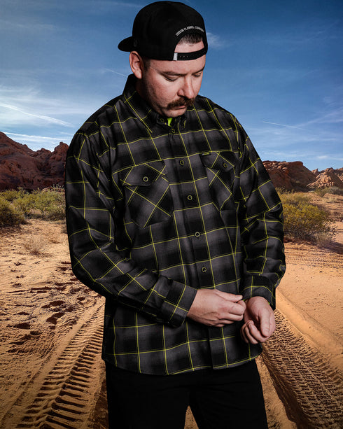ADS RACING SHOCKS  FLANNEL - MENS